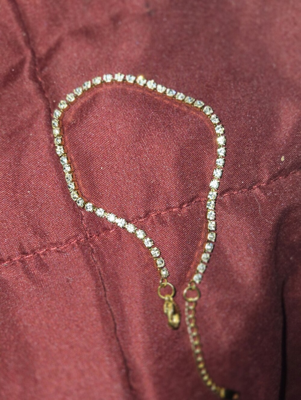 Gold Cz Tennis Bracelet